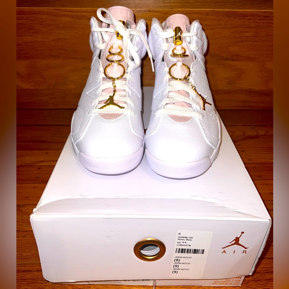 **Brand New** Air Jordan 6 Retro Pink & White